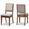 Baxton Studio Gideon ModernGrey Fabric Upholstered and Walnut Brown Finished Wood Dining Chair Set(2PC) PR 195-2PC-12145-ZORO - alternate 6